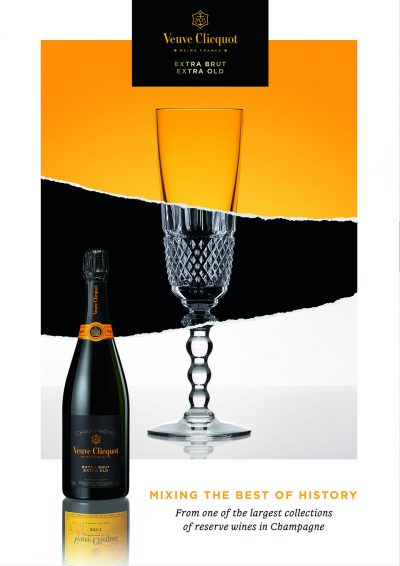 Veuve Clicquot, Extra Brut Extra Old, bicchiere