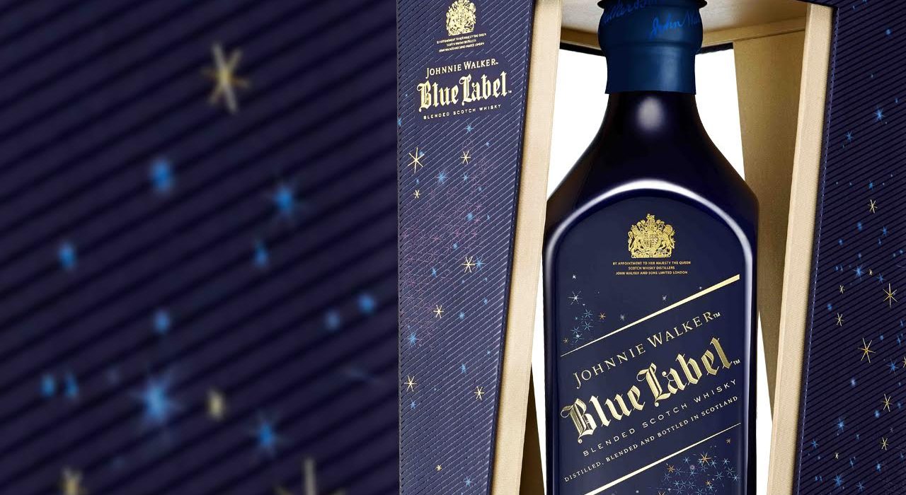 Bottiglia di Johnnie Walker Blue Label Winter Edition