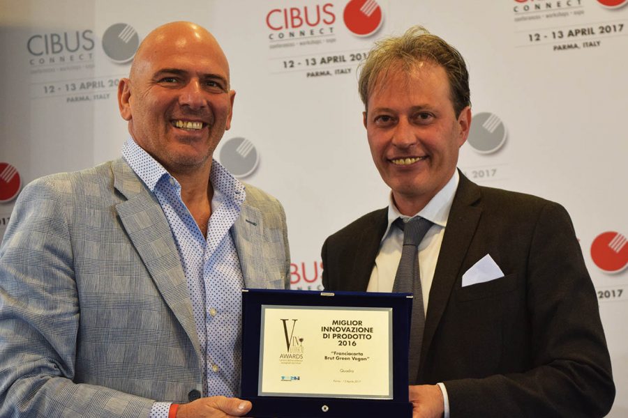Premio assegnato al Franciacorta Brut Green Vegan di Quadra