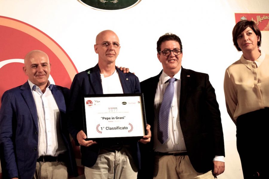 Premiazione 50 top pizza, pepe in grani
